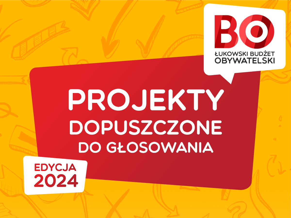 BO 2024: projekty dopuszczone do głosowania