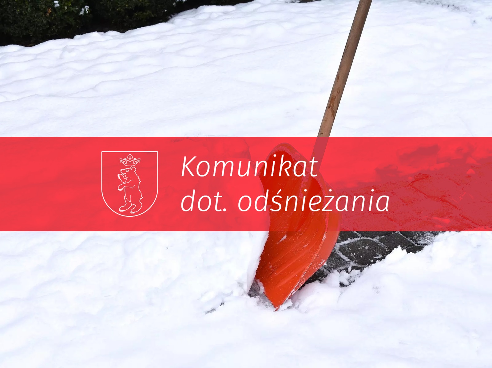 Komunikat dot. obowiązku odśnieżania