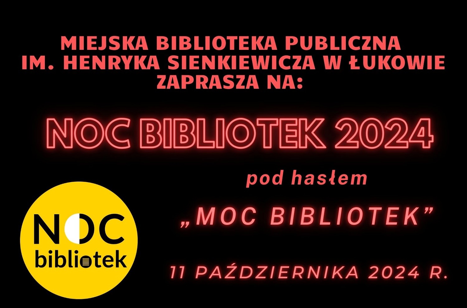 Noc Bibliotek w Łukowie