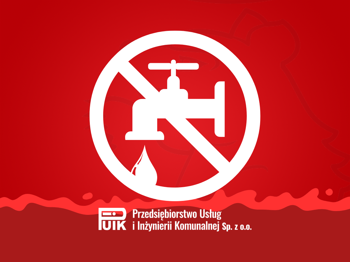 Przerwa w dostawie wody w całym mieście!