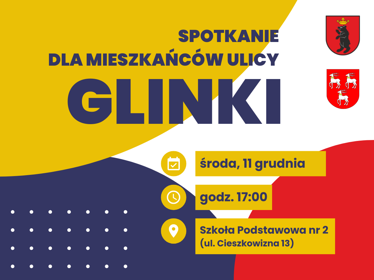 Spotkanie dla mieszkańców ulicy Glinki