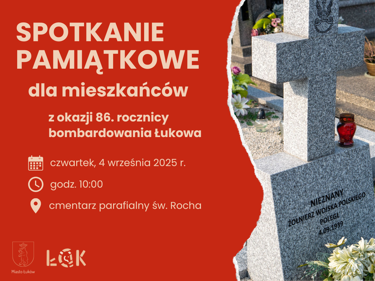 86. rocznica bombardowania Łukowa