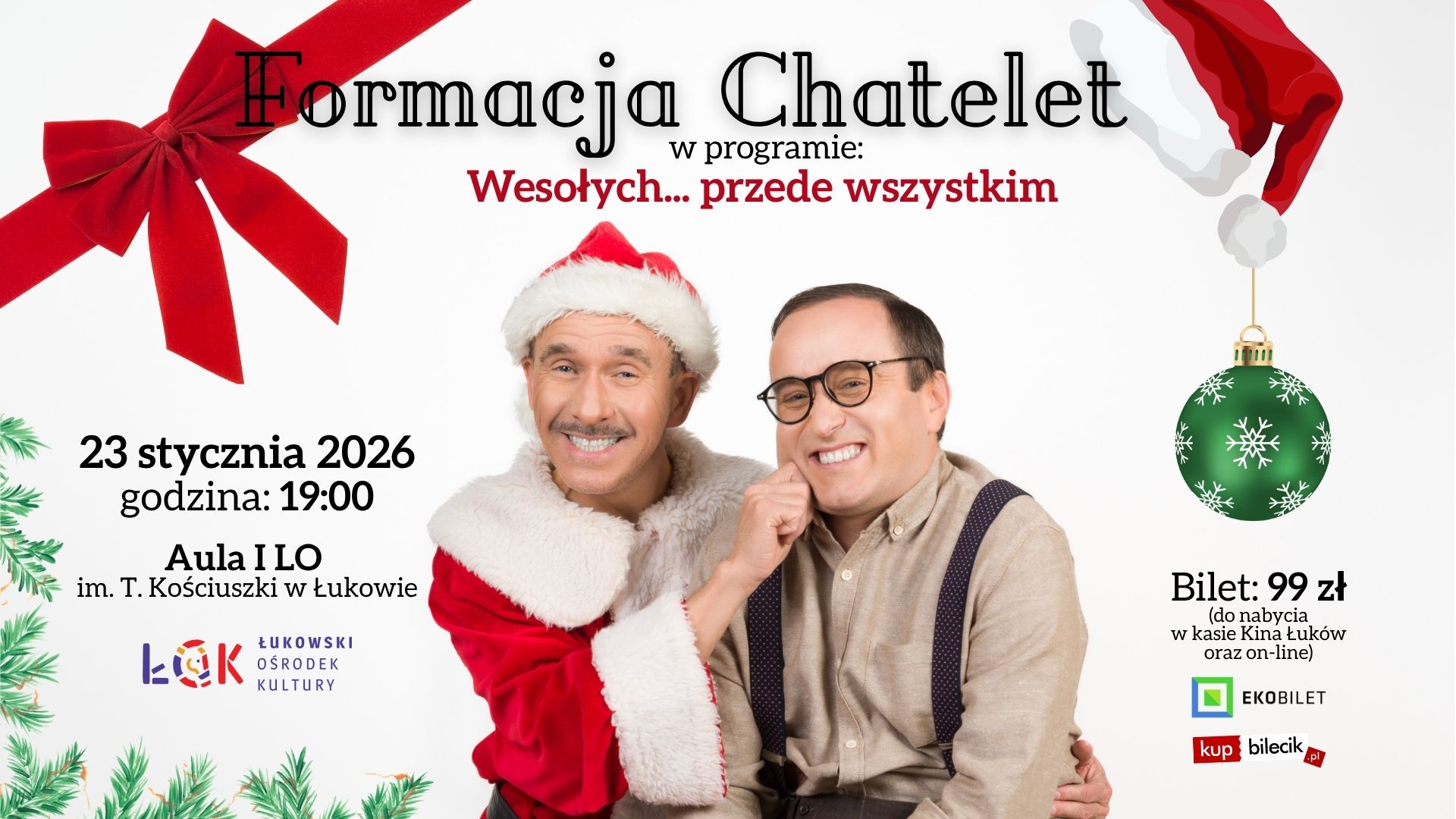 Formacja Chatelet wystąpi w Łukowie
