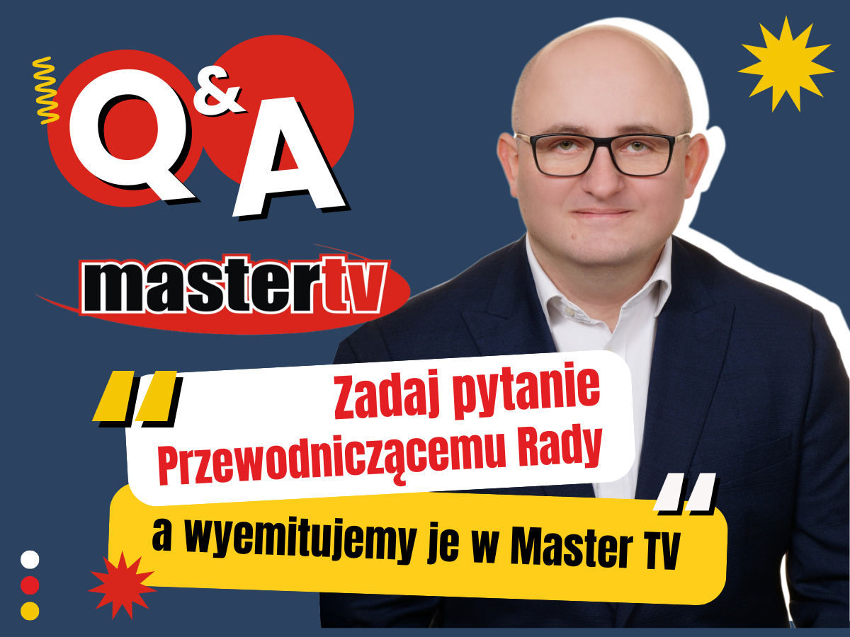 Masz pytanie do Przewodniczącego Rady Miasta? Master TV czeka na Twoje zgłoszenie!