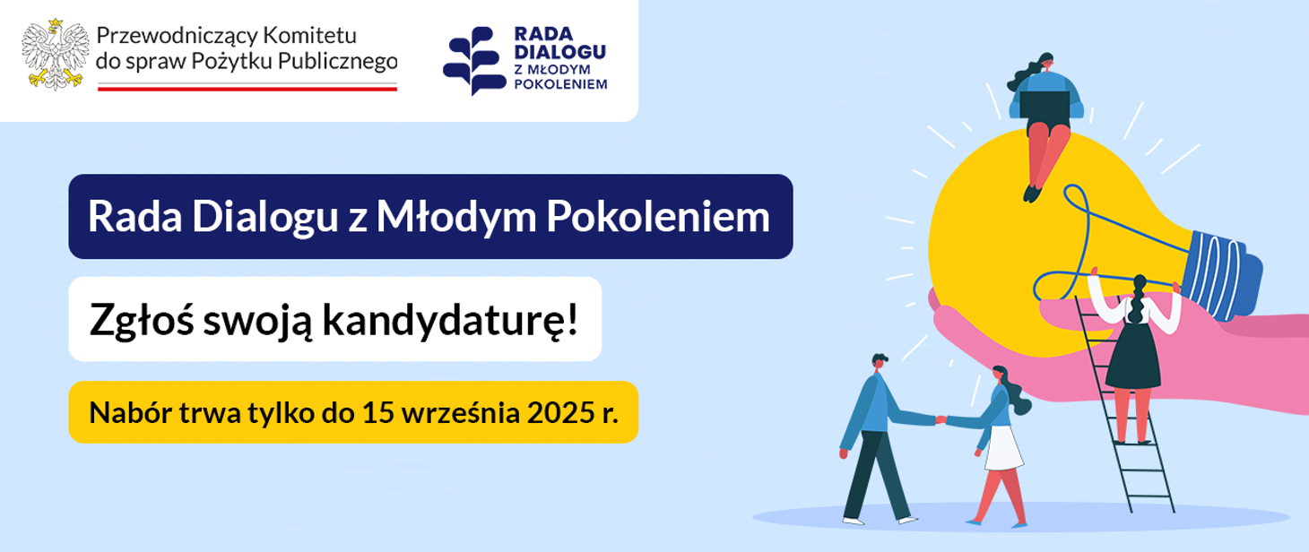 Trwa nabór do Rady Dialogu z Młodym Pokoleniem