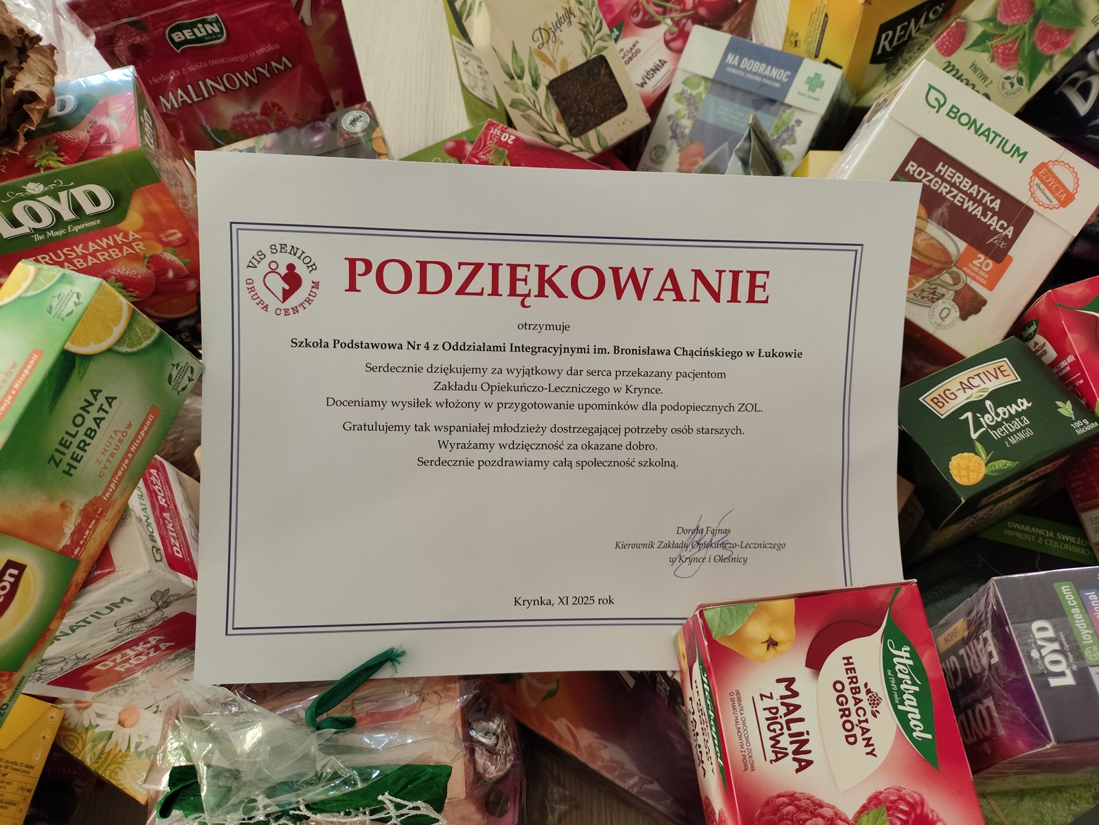 „Czwórka” wspiera seniorów