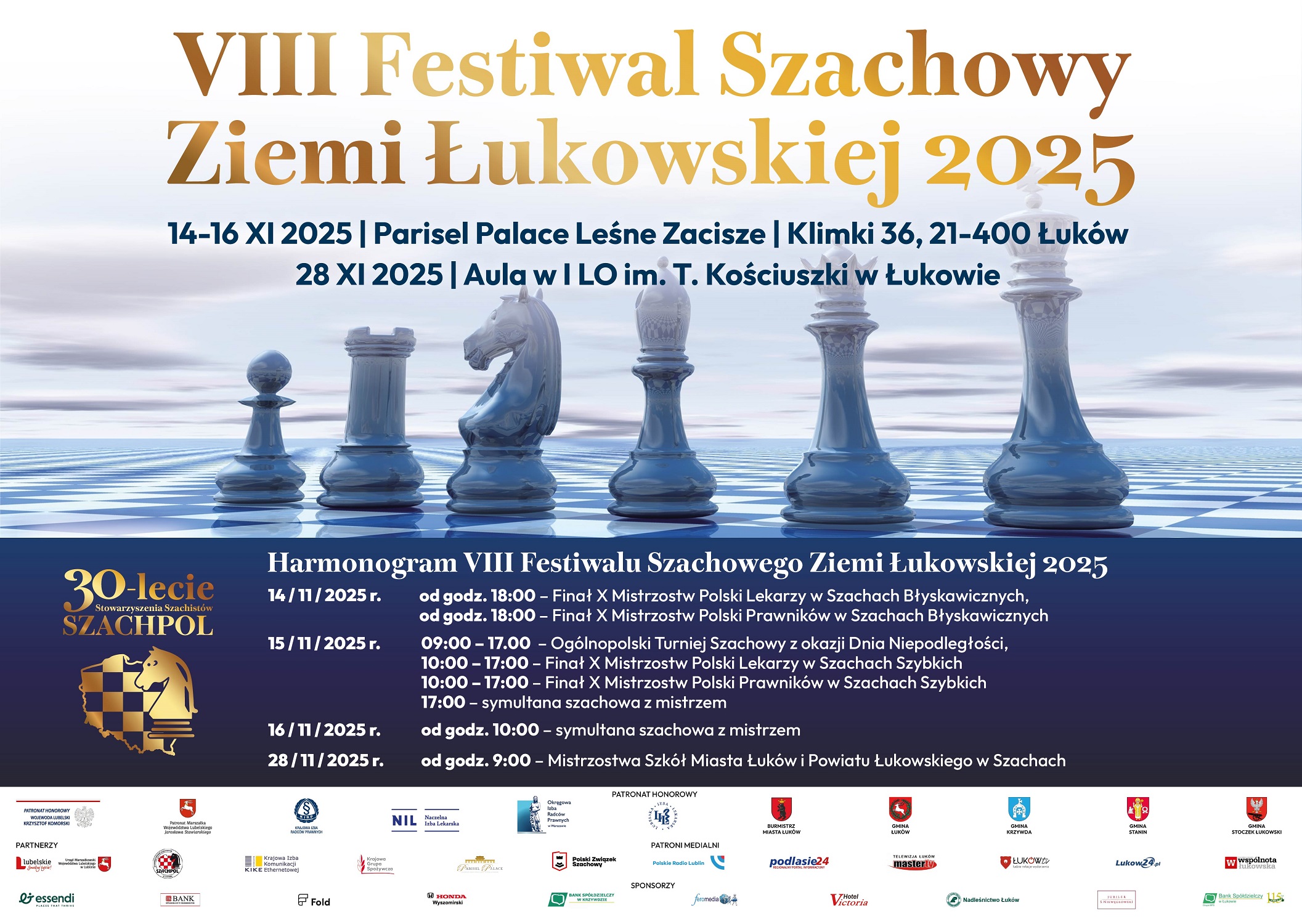 Szachowe świętowanie Dnia Niepodległości w Łukowie