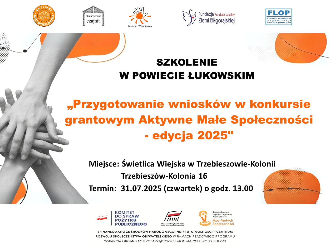 Konkurs grantowy - Aktywne Małe Społeczności