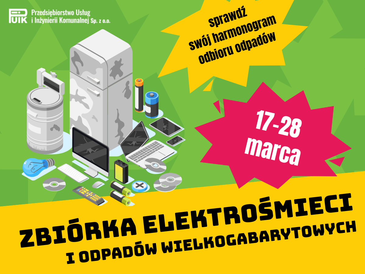 Zbiórka elektroodpadów i odpadów wielkogabarytowych. Uwaga na nowe zasady!