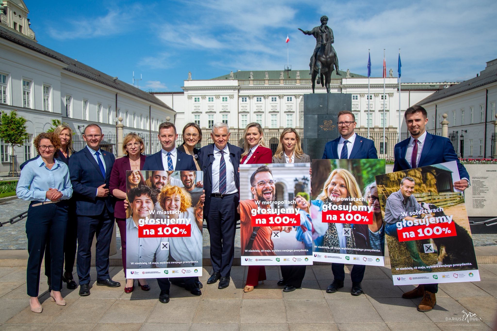 Łuków dołącza do kampanii „Głosujemy na 100%”