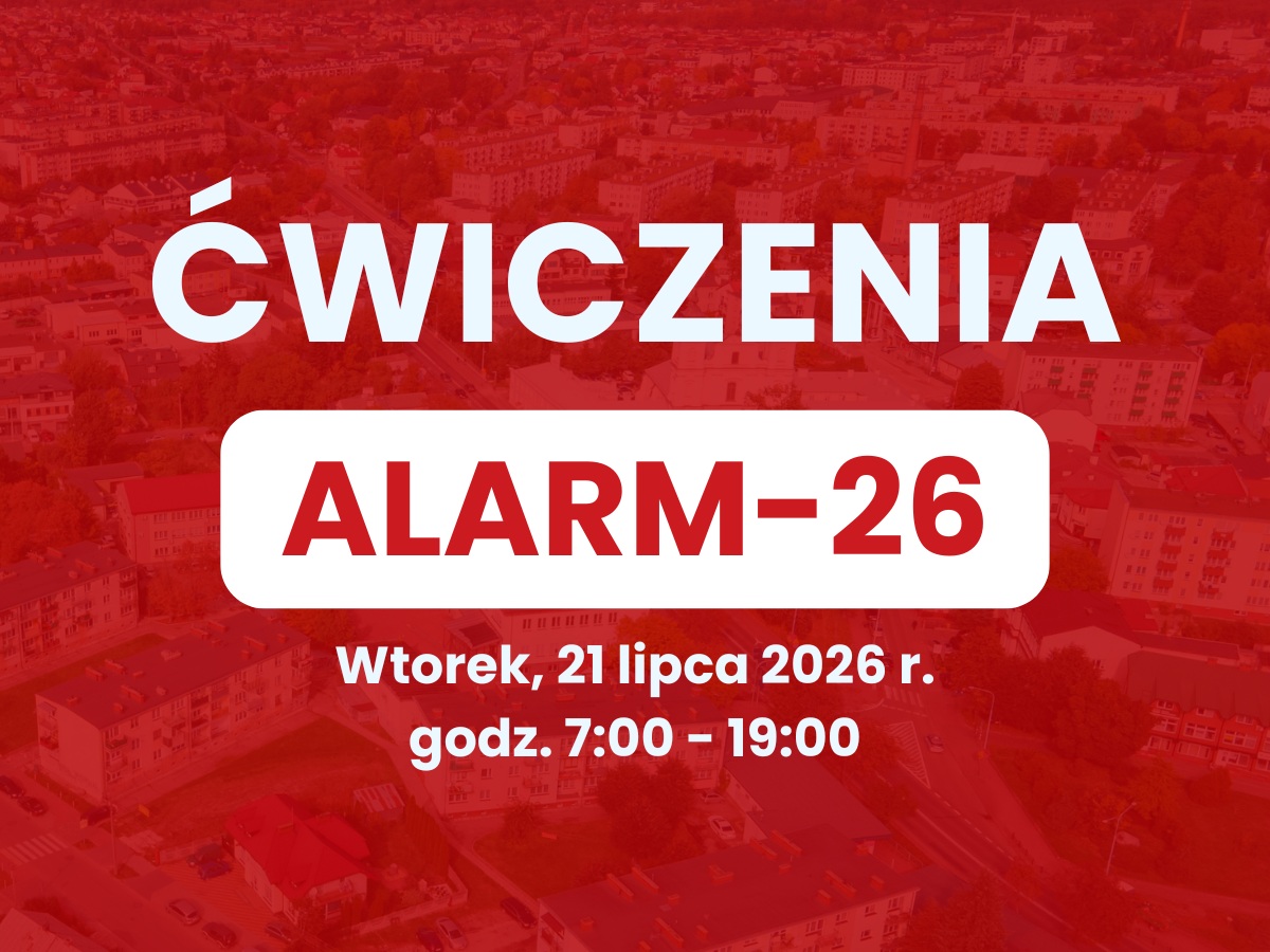 Ćwiczenia „ALARM-26” - 21 lipca mogą zostać uruchomione syreny alarmowe
