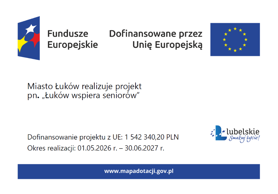 Łuków wspiera seniorów