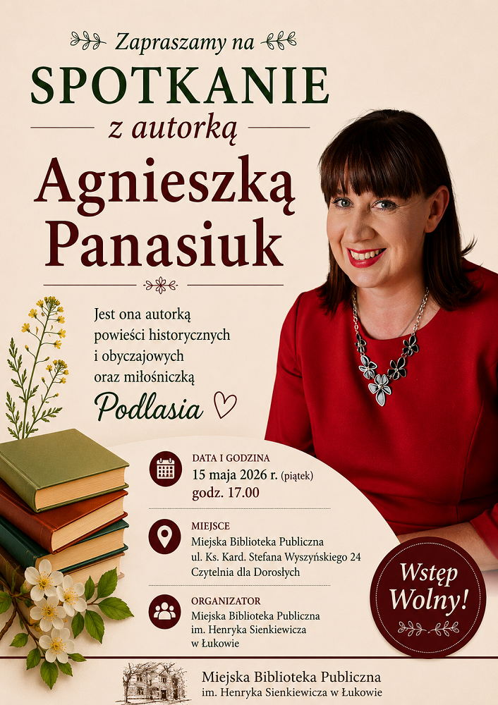 Spotkanie autorskie z Panią Agnieszką Panasiuk
