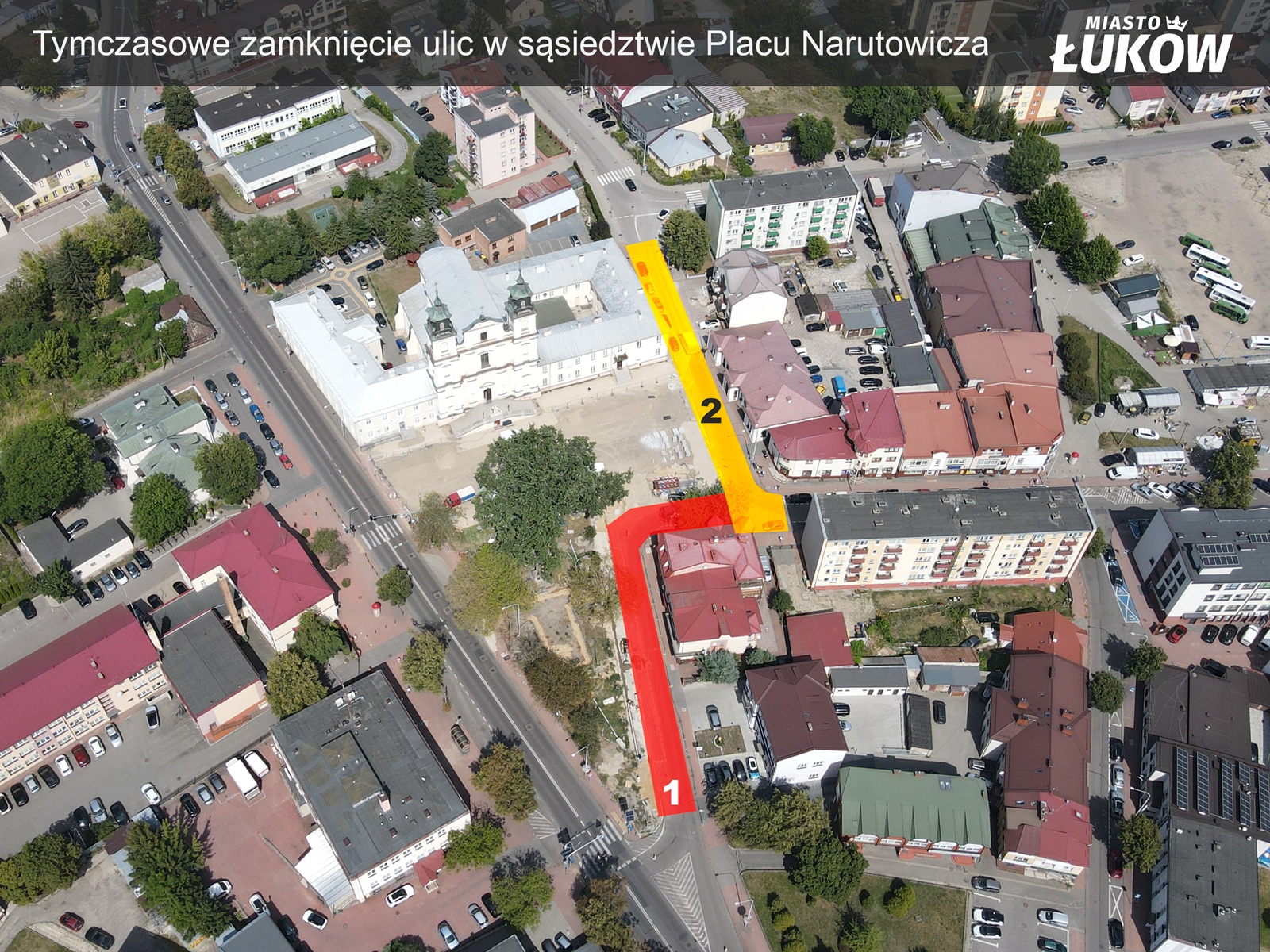 Tymczasowe zamknięcie ulic w sąsiedztwie Placu Narutowicza