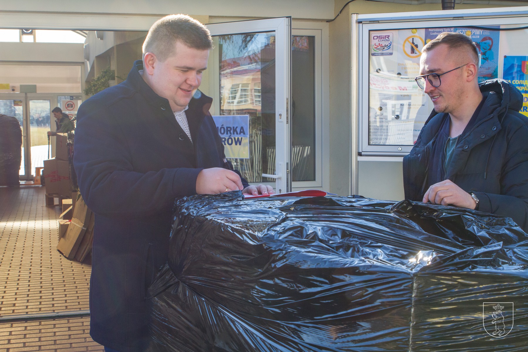 Pierwsze dary z Łukowa już w trasie