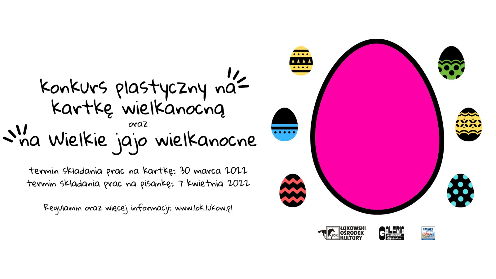 Konkurs na kartkę i jajo wielkanocne