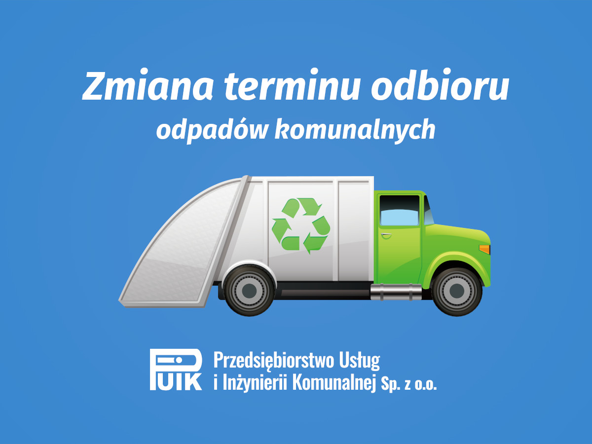 Odbiór odpadów dzień później