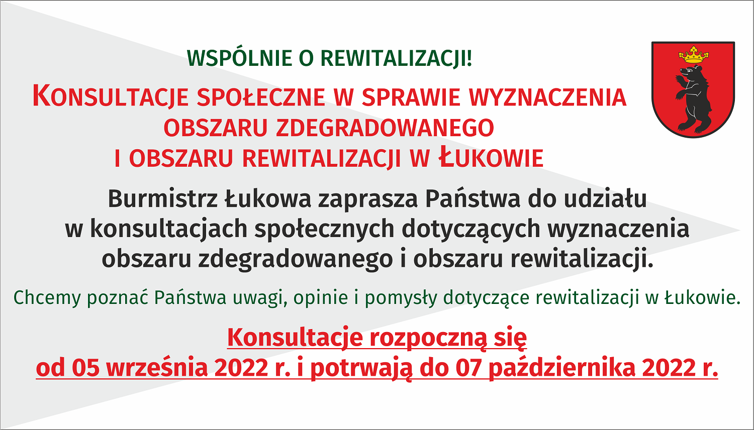 Spotkanie konsultacyjne - Gminny Program Rewitalizacji