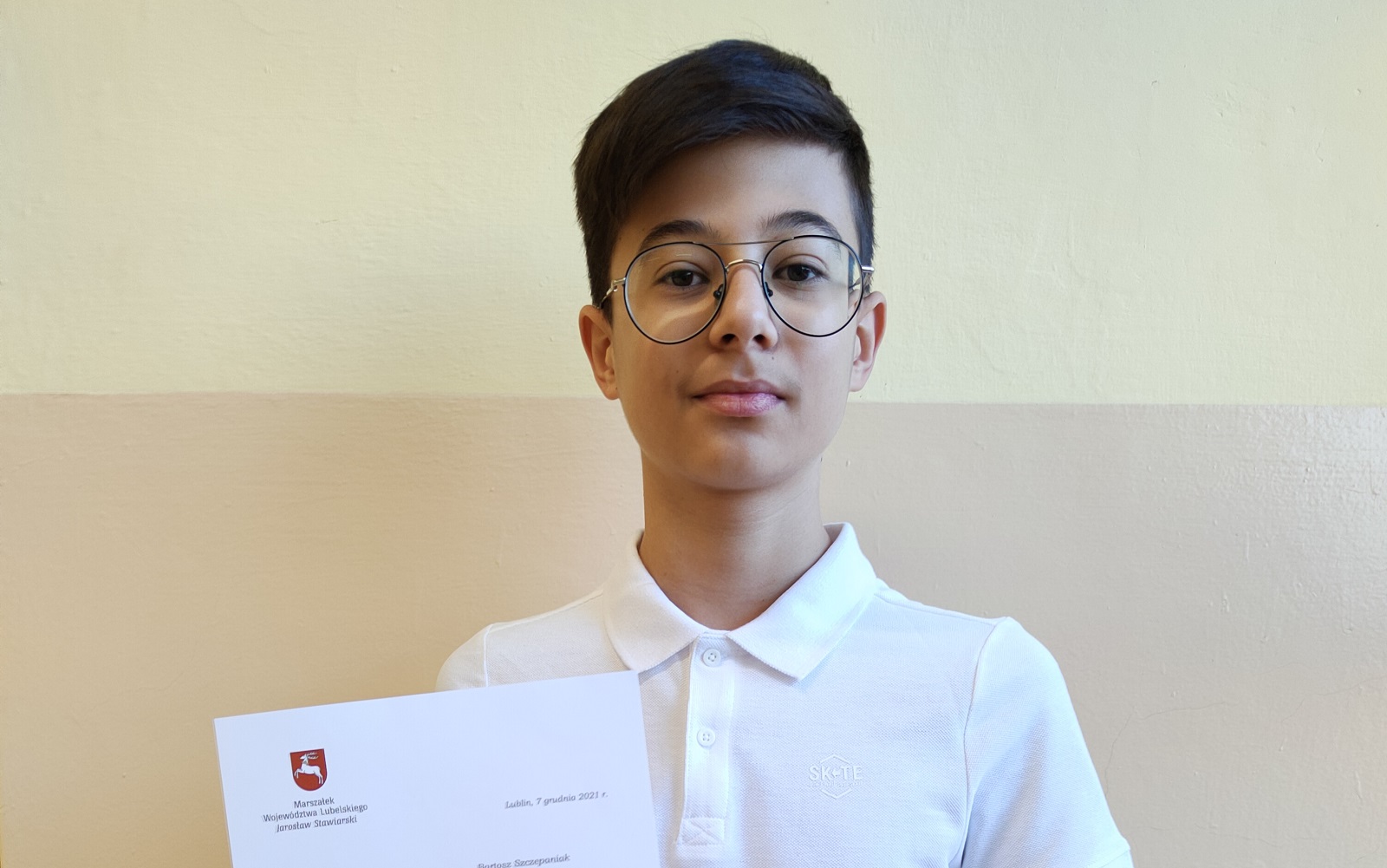 Uczeń „Czwórki” ze stypendium Marszałka
