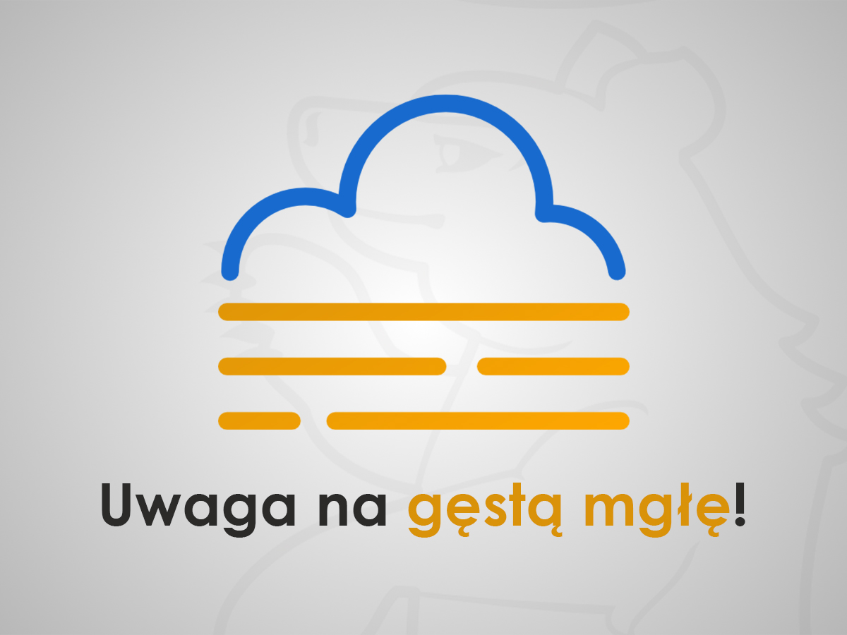 Ostrzeżenie przed gęstą mgłą
