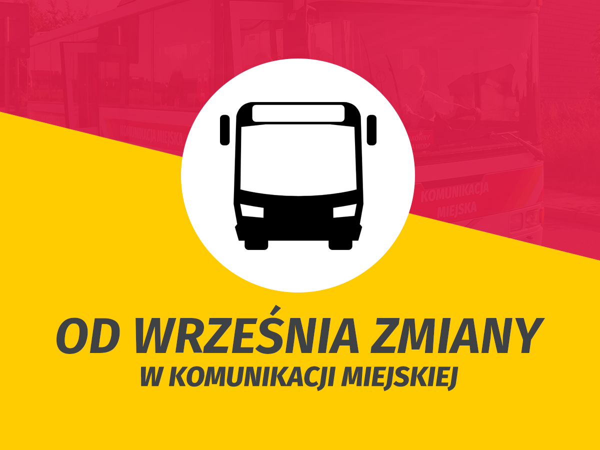 Od września zmiany w komunikacji miejskiej