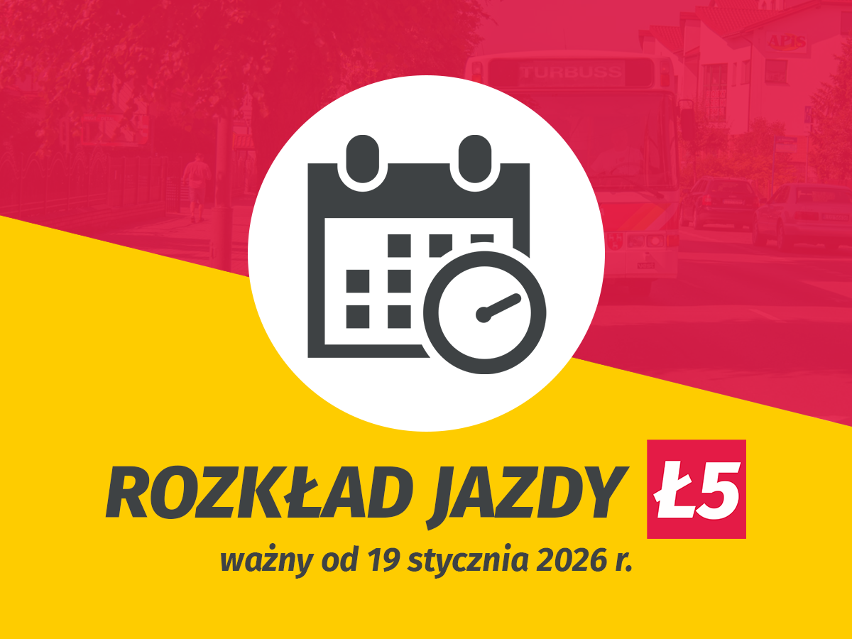 Ł5: Rozkład jazdy (od 19 stycznia)